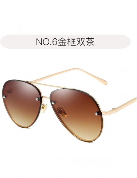 Round Fashion Tinted Color Lens Round Sunglasses Men Women Retro Metal Frame Eye Vintage Tiny Popular Sun Glasses - 2 - CD198...