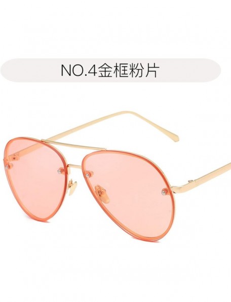 Round Fashion Tinted Color Lens Round Sunglasses Men Women Retro Metal Frame Eye Vintage Tiny Popular Sun Glasses - 2 - CD198...