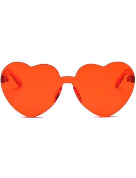 Sport Heart shaped Sunglasses Integrated Eye wear - A - CL18DQULCYK $11.09