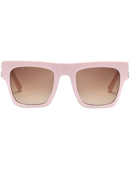 Oversized Sunglasses Eyewear Women - Ladies Sunglasses UV400 Protection Resin Lens - Pink - CT18SER3M4X $7.42