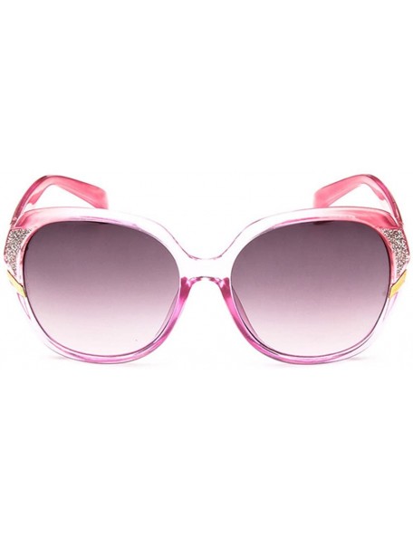 Goggle Fashion and Classic Oversized Sunglasses UV400 Protection - Pink - C312E981IKB $10.76