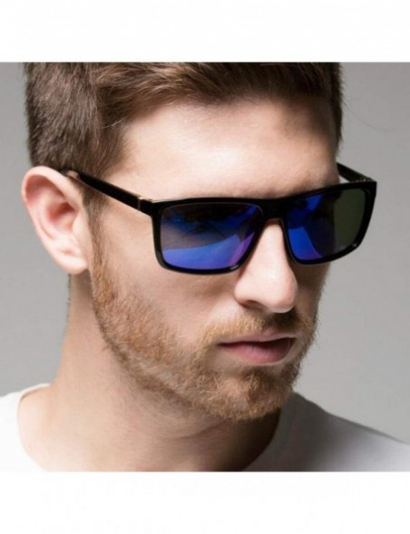 Square Fashion Sunglasses Men Square Sun Glasses Er UV400 Protection Shades Oculos De Sol Hombre Driver - C2 - CX198AHIQYY $3...