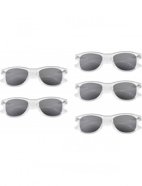 Wayfarer Classic Bifocal Sunglasses for Women 5 Pack - Sgs027 Silver Mirror-5pc - CR18WIH7GH2 $24.91