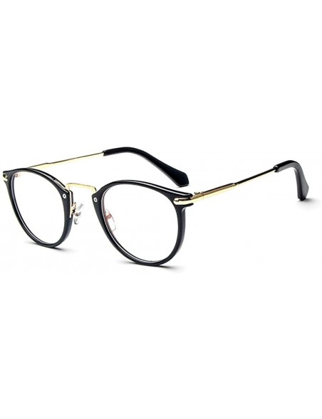 Wrap Fashion Korean Personality Student Style Transparent Lens Frame Glasses For Men&Women - C1 - CH12N5LEJOW $9.39