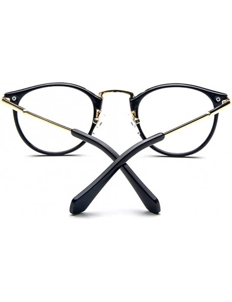 Wrap Fashion Korean Personality Student Style Transparent Lens Frame Glasses For Men&Women - C1 - CH12N5LEJOW $9.39