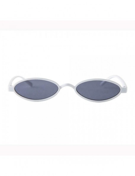 Square Women Fashion Unisex Oval Shades Sunglasses Integrated UV Glasses - A - CE18TKUIGHY $8.97