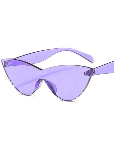 Cat Eye Women Vintage Cat Eye Sunglasses Lovely Sun Glasses For Ladies Cute Sexy Cool Retro Uv400 - Purple - C2198UKLA84 $9.39