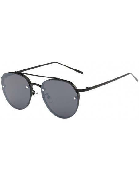 Rimless Mirrored Sunglasses Polarized Protection Reflective - CN18QE3ZDI4 $9.11