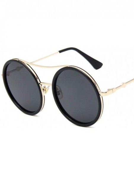 Aviator Oculos De Sol Steampunk Vintage Round Brand Designer Retro Glasses Men NO.7 - No.6 - CY18YZWUL2H $10.94