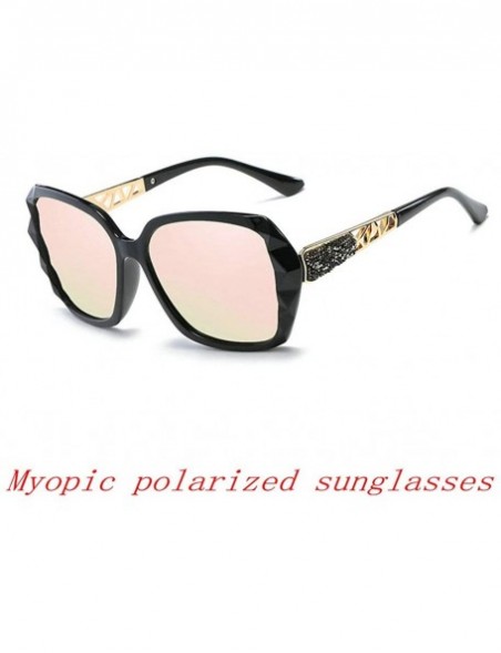 Square Custom Made Square Frame Luxury Diamond Myopic Polarized Sun Glasses Women Nearsighted Sunglasses UV400 - C518OKN8IQI ...