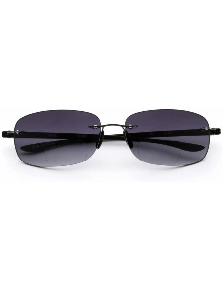 Square Reading Sunglasses Designed Available - Gun Metal Bridge/Gradient Smoke Lens - C8185CA623D $17.47