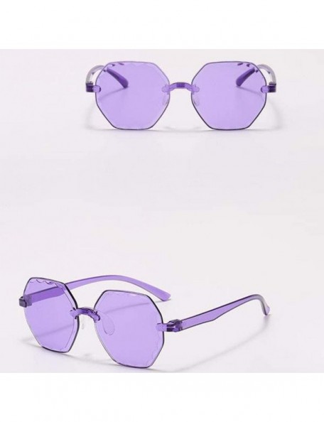 Oversized Classic Sunglasses Square Sunglasses Polarized Sunglasses Semi Rimless Frame Sun Glasses Retro Sun Glasses - CX1907...