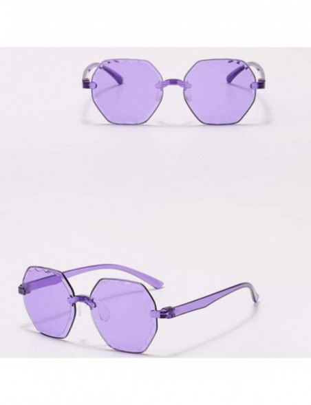 Oversized Classic Sunglasses Square Sunglasses Polarized Sunglasses Semi Rimless Frame Sun Glasses Retro Sun Glasses - CX1907...