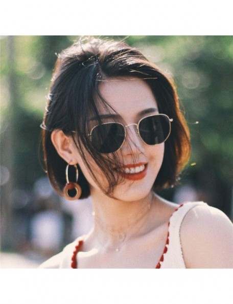 Wrap Metal Classic Vintage Women Sunglasses Luxury Design Glasses Driving Eyewear Oculos De Sol Masculino - C519854GT9N $20.75