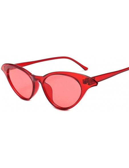 Rimless Sunglasses Women Sun Glasses Female Cute Sexy Retro Cat Eye Rimless One-piece - C4 - CB198U3E83L $12.25