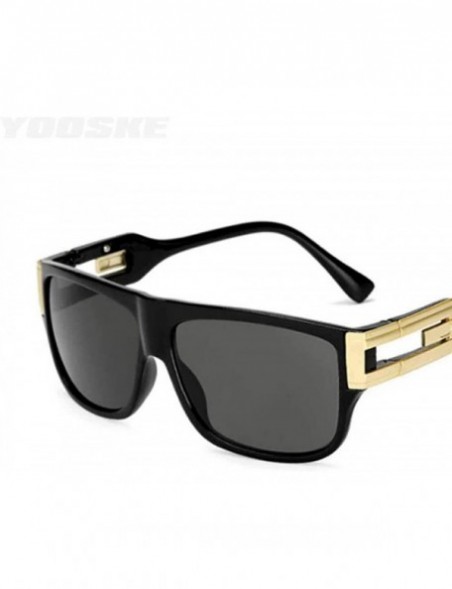 Oversized Retro Sunglasses Men Vintage Brand Designer Sun Glasses Male Celebrity C1black - C3leopard - C218Y2OK5DH $11.50