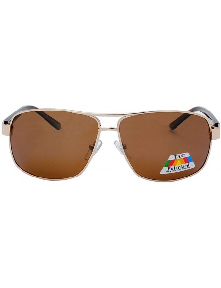 Square Polarized Retro Vintage Fashion Polarized Collection"Cruise Control" - Brown - CC18ODO94ZM $10.47