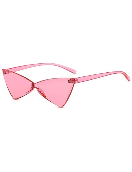 Butterfly Cat Eye Sunglasses for Women Fashion Polarized Butterfly knot Sunglasses UV Protective Glasses for Outdoor - Pink -...