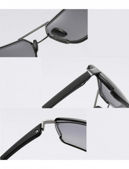 Square Fashion Lightweight Mens Sunglasses Driving Fishing Golf Sunglasses for Men Women - Gold/Gray - C818UOIG0S6 $13.22