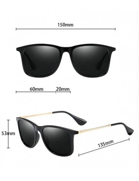 Square new square frame custom myopia polarized sunglasses fashion men's TR sunglasses outdoor riding sunglasses - CS18UKHEGS...