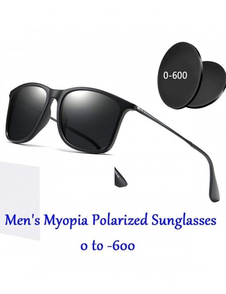 Square new square frame custom myopia polarized sunglasses fashion men's TR sunglasses outdoor riding sunglasses - CS18UKHEGS...