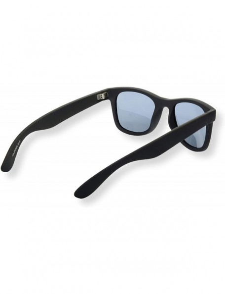 Square Unisex Iconic RUBBERIZED UNISEX SQUARE POLARIZED SUNGLASSES (ICON) - Black - CT185S853ZG $8.29