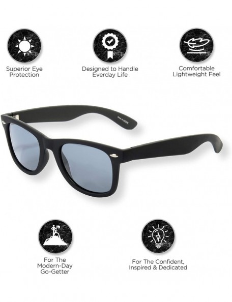 Square Unisex Iconic RUBBERIZED UNISEX SQUARE POLARIZED SUNGLASSES (ICON) - Black - CT185S853ZG $8.29