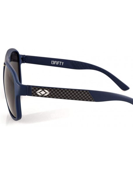 Oversized Madison Polarized Retro Men's & Women's Sunglasses - Navy - CA12N81YUP9 $19.76