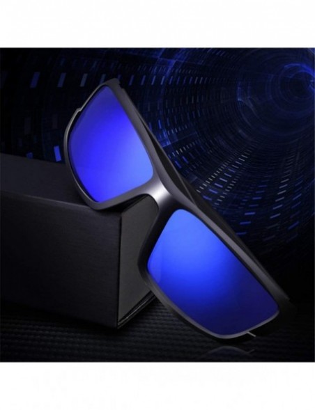 Sport Polarized Sunglasses Men Women Square Design Classic Male Black Sports Sun Glasses for Men Drive Goggle Gafas - C318XUL...