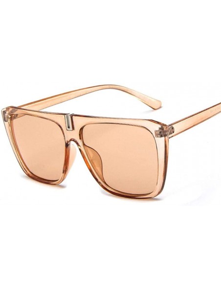 Aviator 2019 Fashion Sunglasses Women Brand Designer Luxury Eyeglasses BlackBlue - Pink - CK18Y2NDECW $11.44