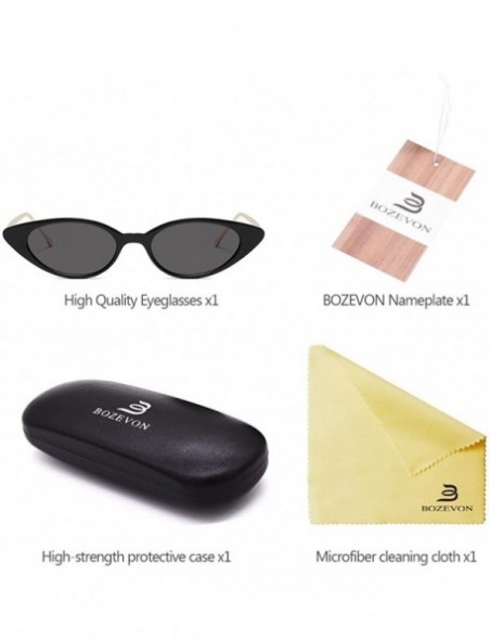 Oversized Womens Fashion Small-Frame Glasses Sunglasses Vintage Metal Frame UV400 - Style 01 - C518GUDZ7HM $9.00