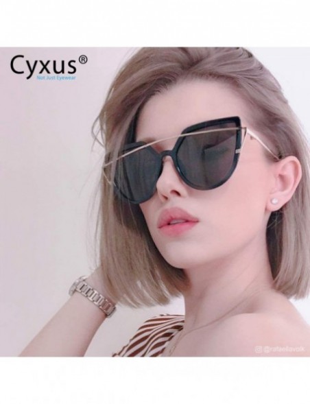 Cat Eye Vintage Polarized Sunglasses Fashion Cat Eye Sun Glasses for Driving Fishing Outdoor Sun Eyewear Women/Men - C118HXHE...