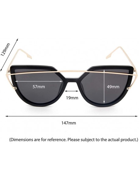 Cat Eye Vintage Polarized Sunglasses Fashion Cat Eye Sun Glasses for Driving Fishing Outdoor Sun Eyewear Women/Men - C118HXHE...