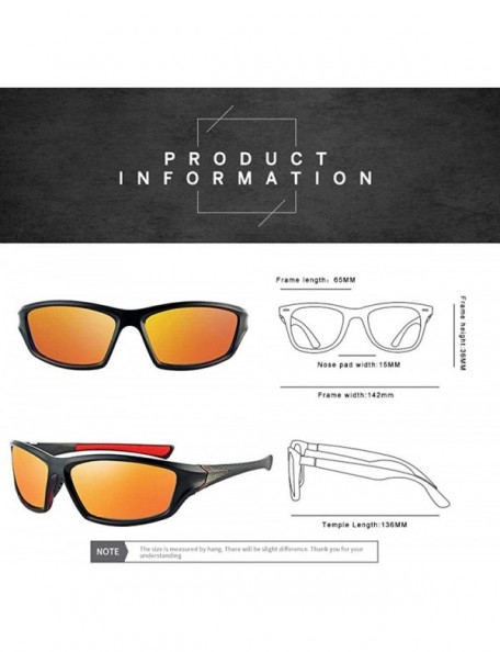 Aviator Sunglasses Classic PC Frame HD Lens Polarized UV400 Outdoor 3 - 2 - C418YZTTX2Y $7.93