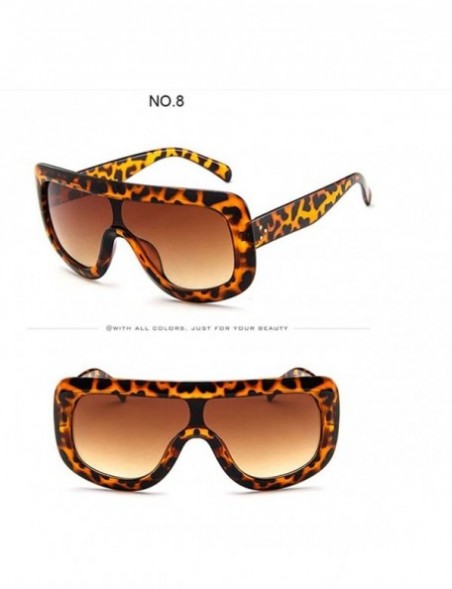 Square Sunglasses Designer Glasses Classic Vintage - C8 - CN197ZRMHZQ $8.47