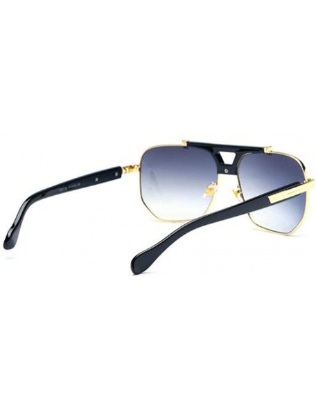 Aviator Stylish metal frame material- ladies coated sunglasses retro sunglasses - F - CN18S89R6DL $39.43