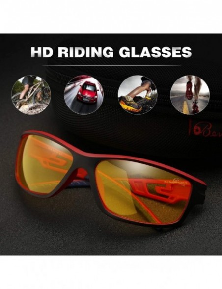 Aviator Polarized Sports Sunglasses Unisex TR90 Frame for Cycling Running Driving Fishing Golf Baseball Glasses - CS18LZU3NUE...