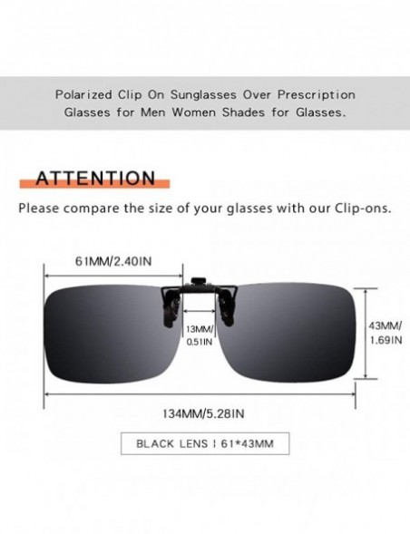 Oval Polarized Clip-on Flip up Metal Clip Sunglasses Unbreakable Driving Fishing Cycling (Grey-big) - CC18CMRNEX4 $10.74