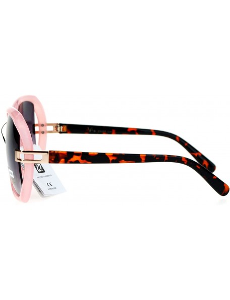 Butterfly Womens Exposed Side Butterfly Sunglasses - Pink - CS12DST6G8L $11.85