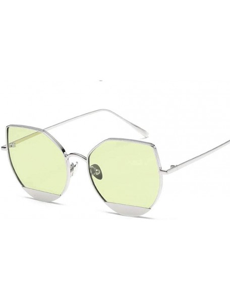 Aviator Sunglasses Women Men Women Glasses Eyewear Accessories Cat Eye NO.1 Black - No.5 Blue - C718YZTO38A $10.51