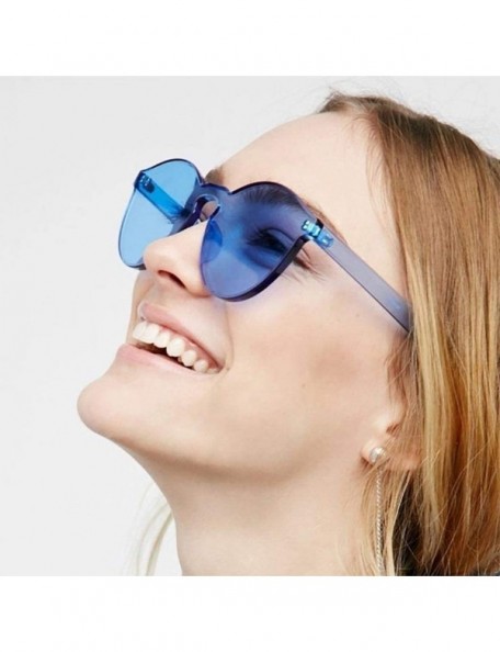 Round Unisex Fashion Candy Colors Round Outdoor Sunglasses Sunglasses - Dark Blue - CE199S5KCD6 $19.07