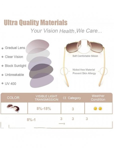 Aviator Luxury Brand Design Ultralight Polarized Sunglasses Women 2019 Men Brown - Ice Pink - C418YZUQ647 $9.18