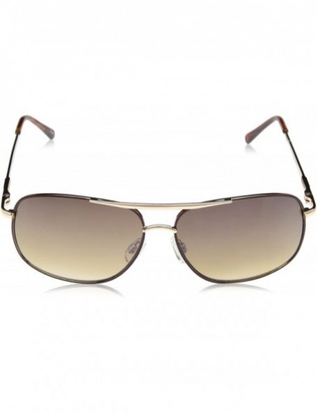 Aviator Men's U934 Aviator Sunglasses- 61 mm - Gold & Brown - CH1296VPM0N $19.06