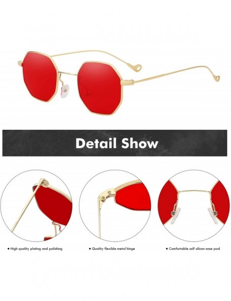 Oval Multi Shades Steampunk Men Sunglasses Retro Vintage Brand Designer Women Fashion Summer Glasses UV400 - CL197A38N02 $35.51