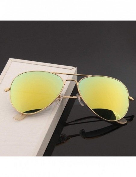 Square Design Men Aviation Sunglasses Classic Women Driving Alloy Frame Polit Mirror Sun Glasses UV400 Gafas De Sol - CJ1984A...