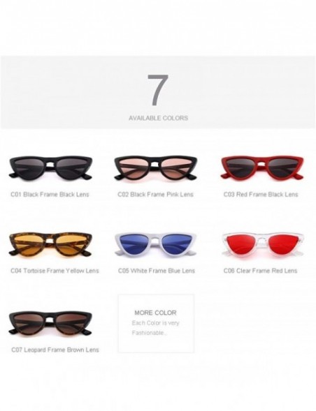 Oversized DESIGN Fashion Women Cat Eye Sunglasses Brand Designer Sunglasses C05 White - C05 White - CQ18YLXYOU2 $11.94