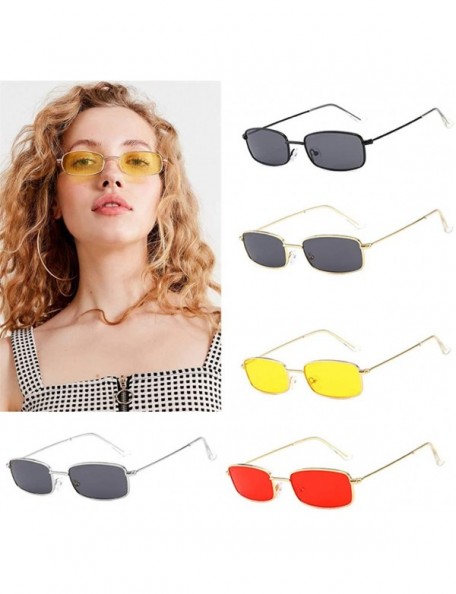 Rimless Vintage Women Sunglasses - Retro Polarized Sun Glasses Uv Protection Outdoor Eyewear Classic Eyeglasses - C - CE18UKE...