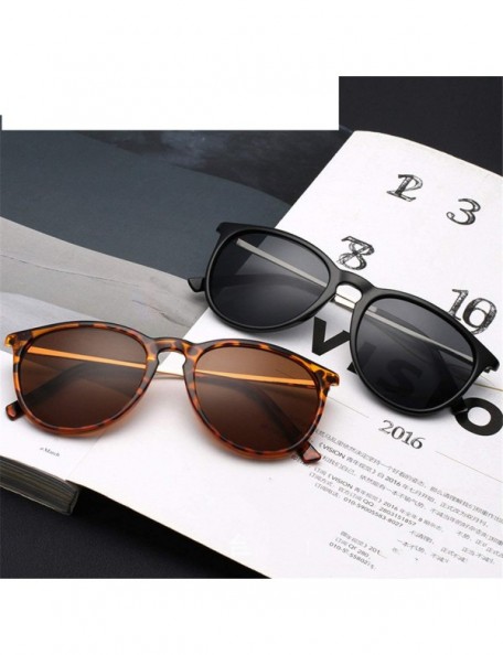 Round 2018 Retro Male Round Sunglasses Women Men Brand Designer Sun Glasses Alloy Mirror Oculos De Sol - N0.4 - CJ197Y6QT2W $...