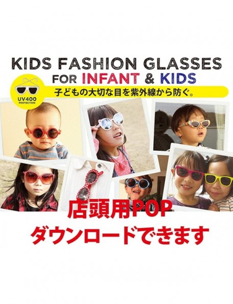 Square Fashion UV400 Sunglasses for Kids - Colorful Dot - C118DCNCZIY $10.21