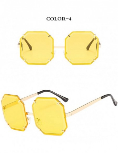 Wayfarer Eyewear Retro Square Sunglasses Trend Sunglasses Men And Women Gradient Sunglasses UV400 - C4 - C618U46CYMK $15.14